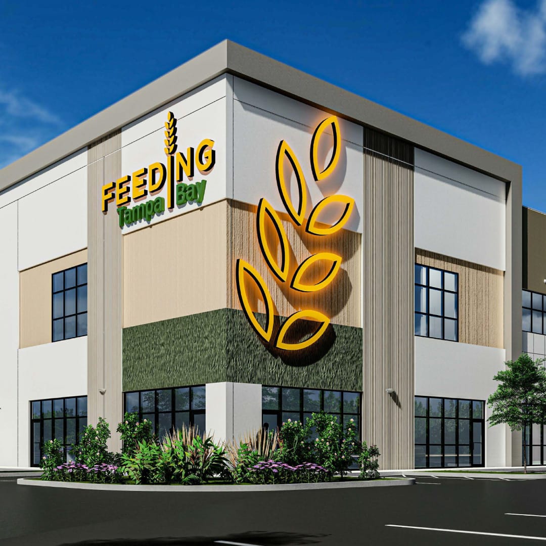 Rendering of the new Feeding Tampa Bay facility